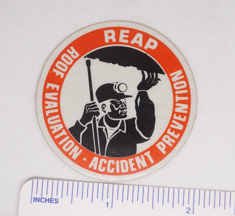 Mining Safety Sticker Reap Root Evaluation Accident Prevention