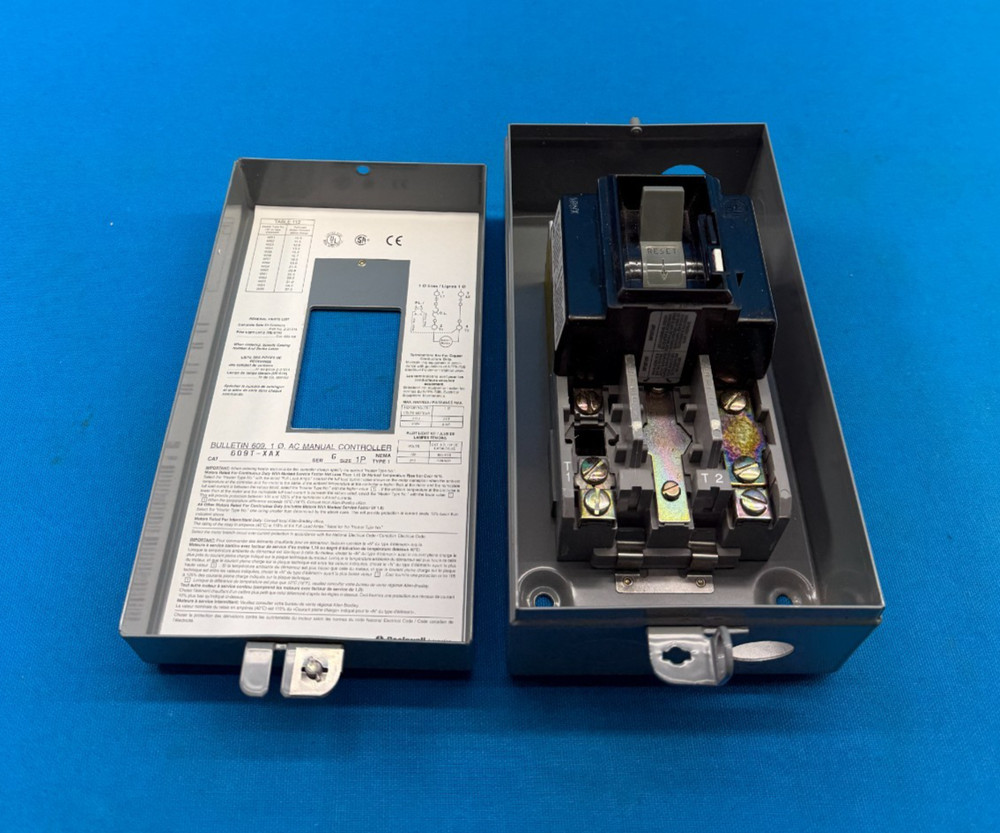 Allen-Bradley 609T-XAX 1-Phase AC Manual Starting Switch Controller