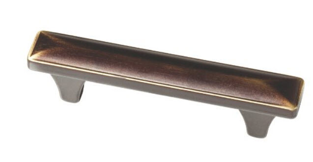 (12 Pack) 3" Beverly Pull Bronze with Gold Highlights