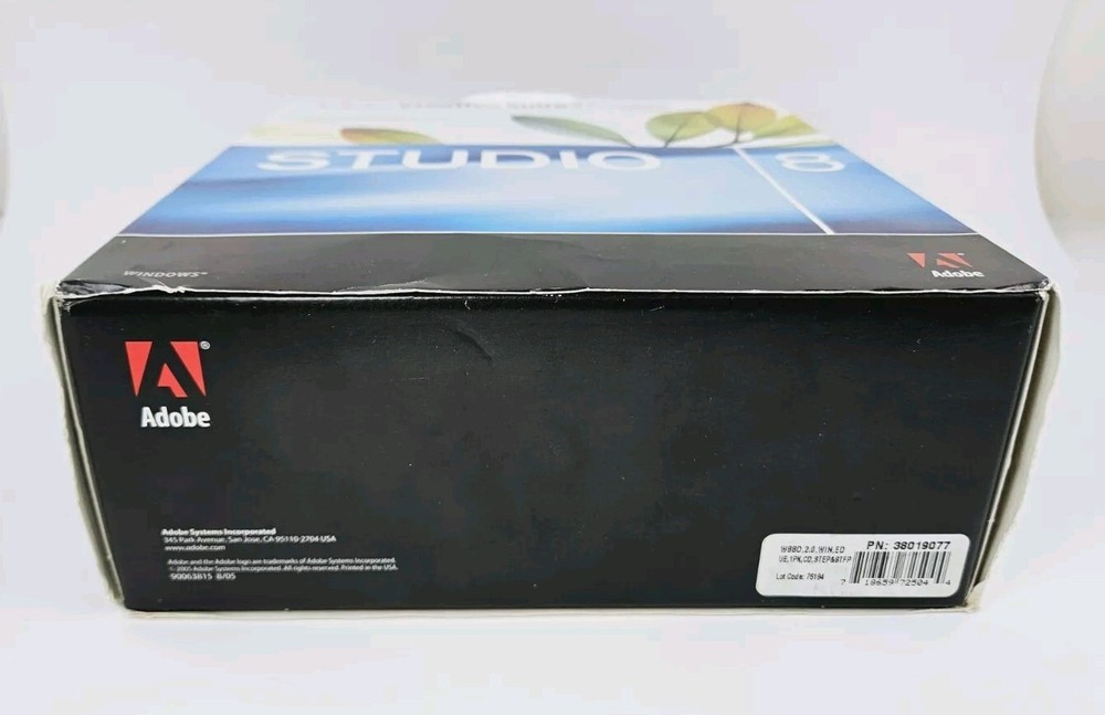 Adobe Creative Suite 2 Premium STUDIO 8 Web Bundle Windows Manuals Training Disc