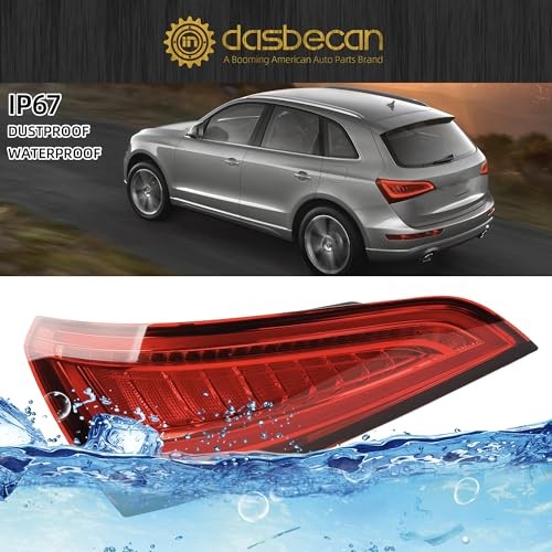 Driver Side Tail Light Compatible with 2013 2014 2015 2016 2017 Audi Rear Left