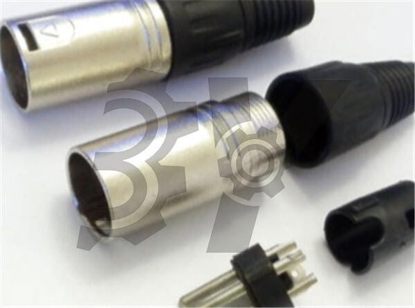 1PCS MicrophPatch Plug Connector XLR Male 3-pin NEW