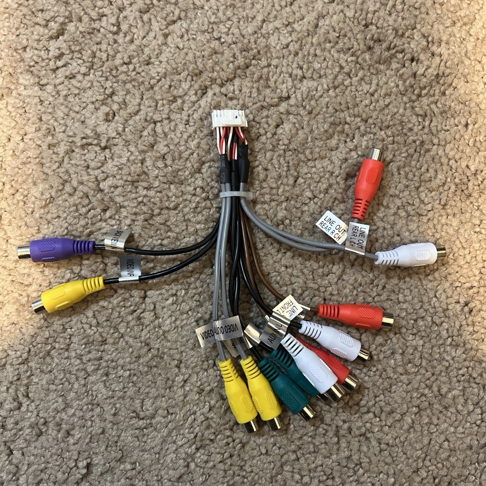 Jensen Original AV Input & Pre-Amp Output Connector for CDR171