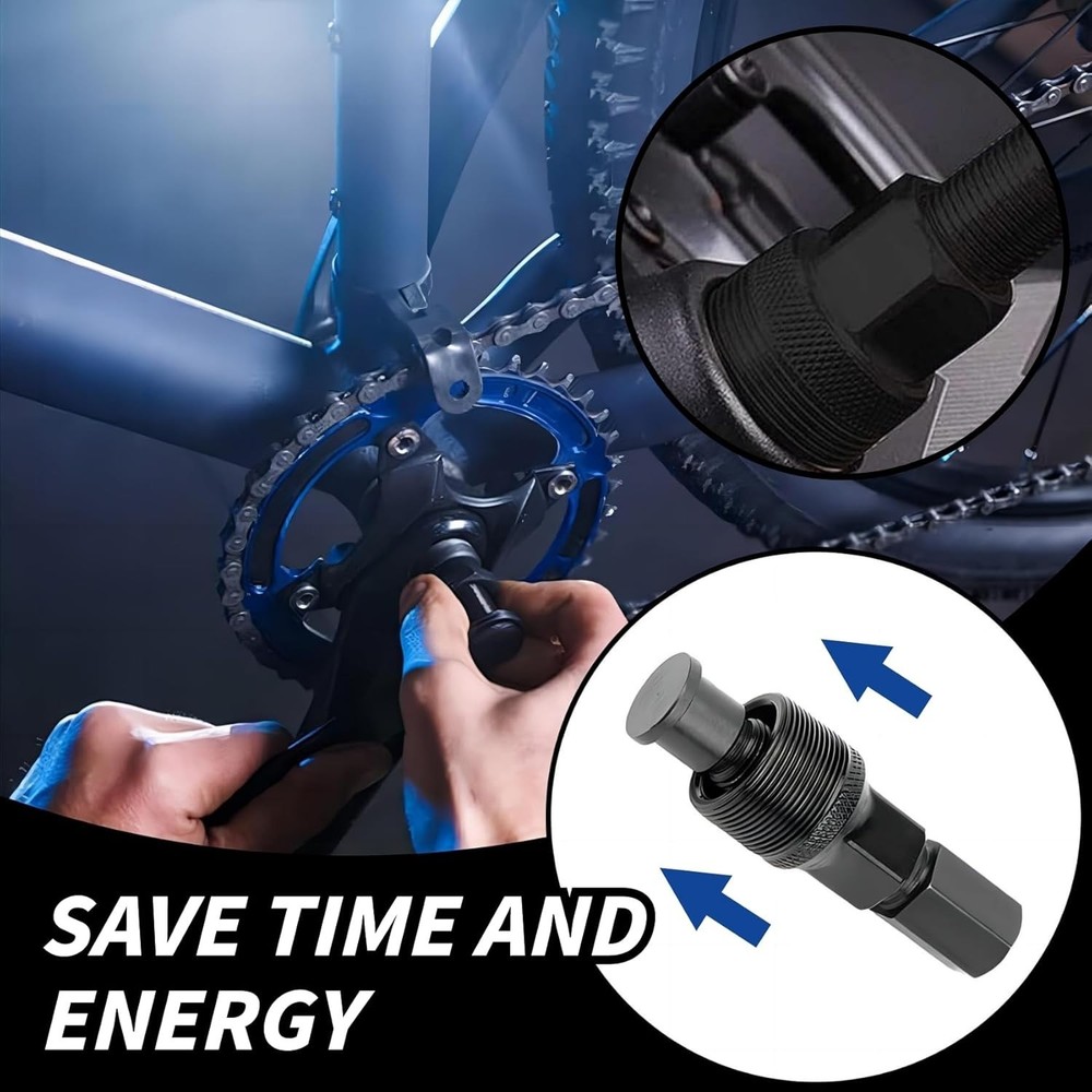 Essential Crank Puller Tool for Road, Mountain, and Folding Bikes - Lightweight