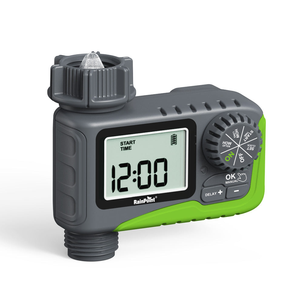 RAINPOINT Sprinkler Timer, Programmable Water Timer for Garden Hose, 1 Outlet