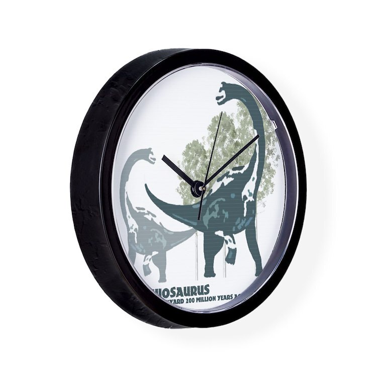 CafePress Brachiosaurus 10" Wall Clock (988599622)