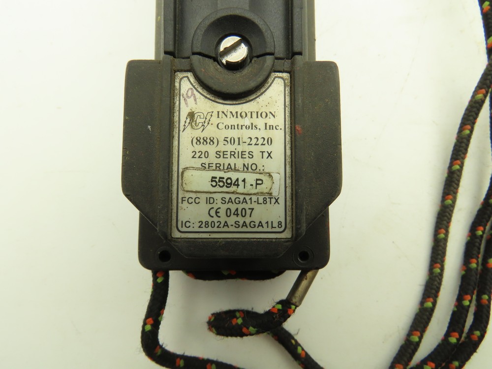 InMotion 220 Series TX Wireless Crane Remote 4-Button 2-Motion Transmitter