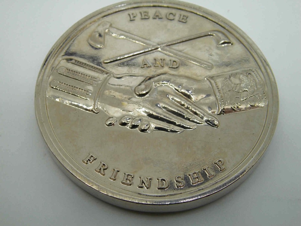PEACE AND FRIENDSHIP CHALLENGE COIN