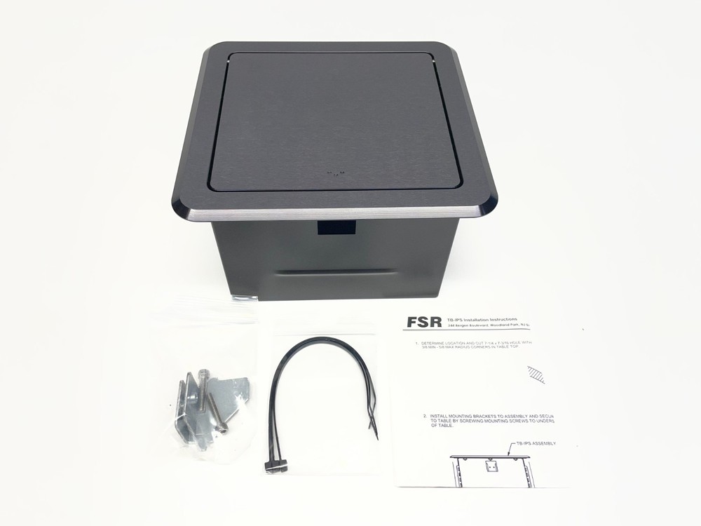 FSR TB-IPS-BLK Tilting Table Box for IPS Inserts (17627)