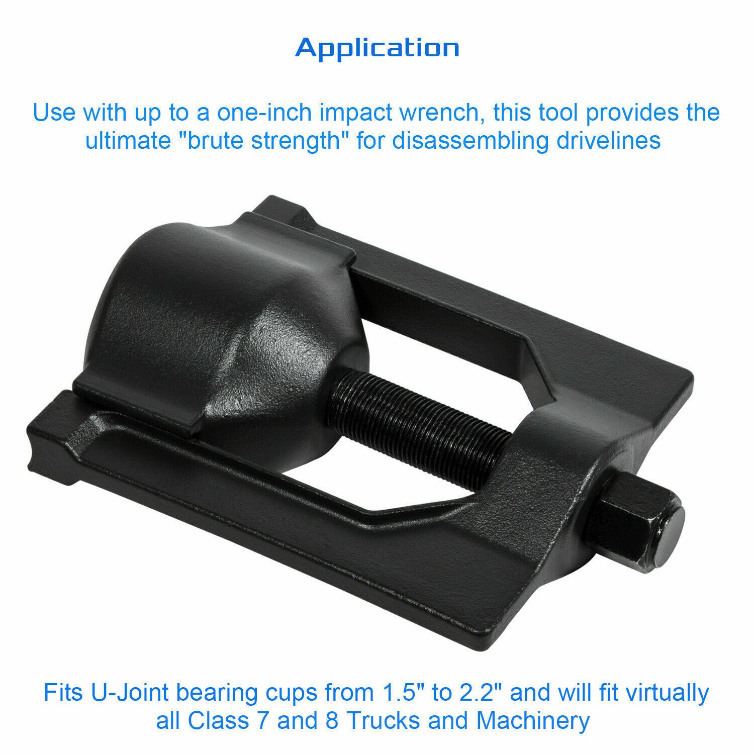 Heavy Duty Truck Class 7 & 8 Driveline U-Joint Puller Tool for 18N 17N 1760