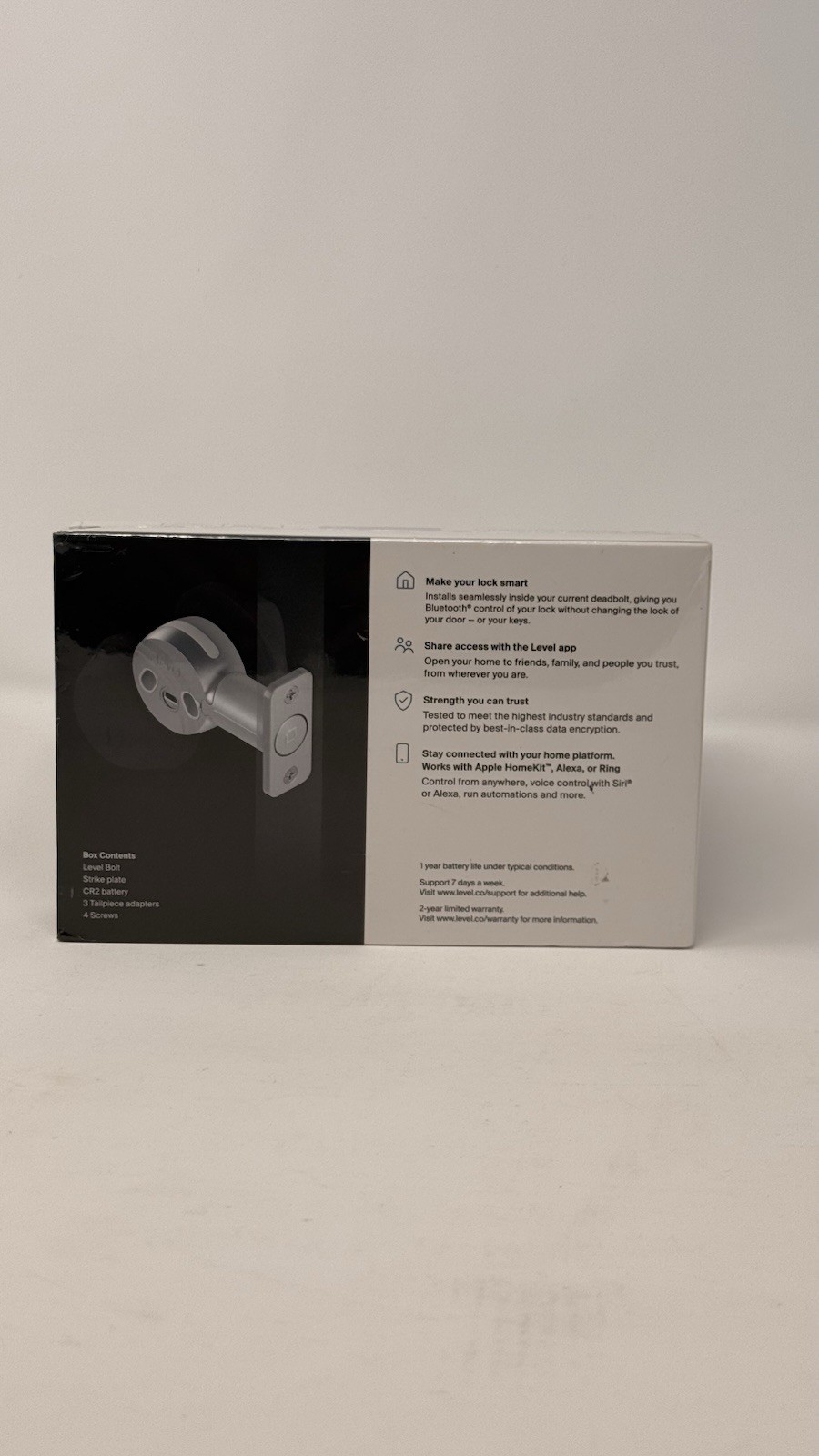 Level Lock Bolt Wi-Fi Smart Deadbolt Lock C-D11U-A3 Internal Replacment *SEALED*