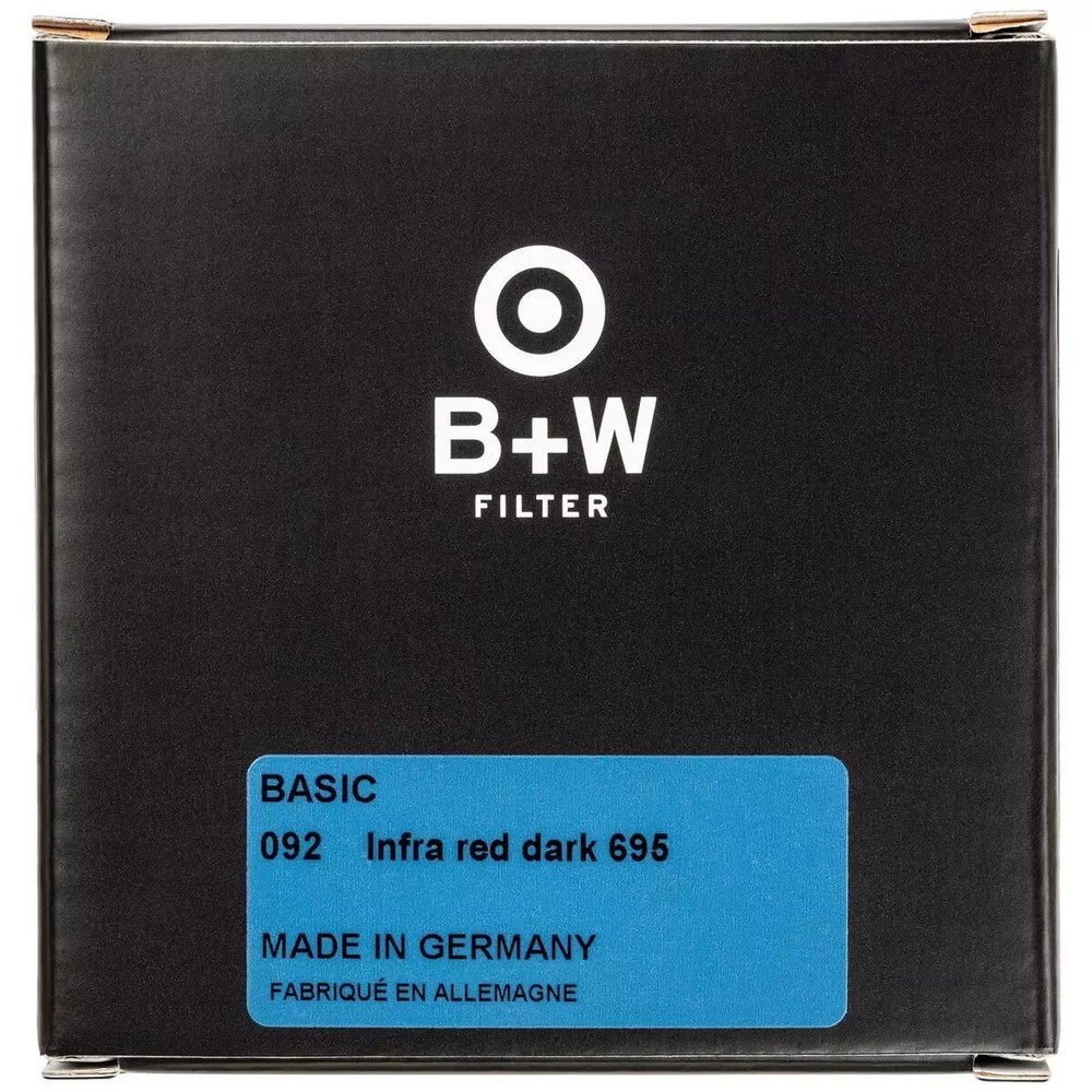 B + W 77mm Basic 092 Infrared Filter, Dark Red 695 #65-1102768
