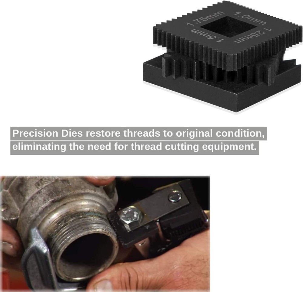 For 7402 Universal Outside Thread Chaser Metric Dies Set Replace 202817