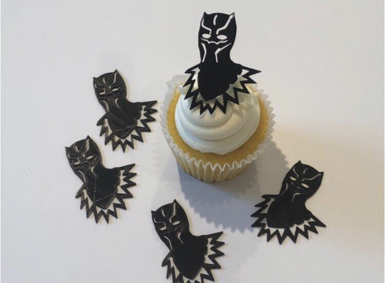 Black Panther Cake Topper Personalized Marvel Cake Topper Marvel Comics