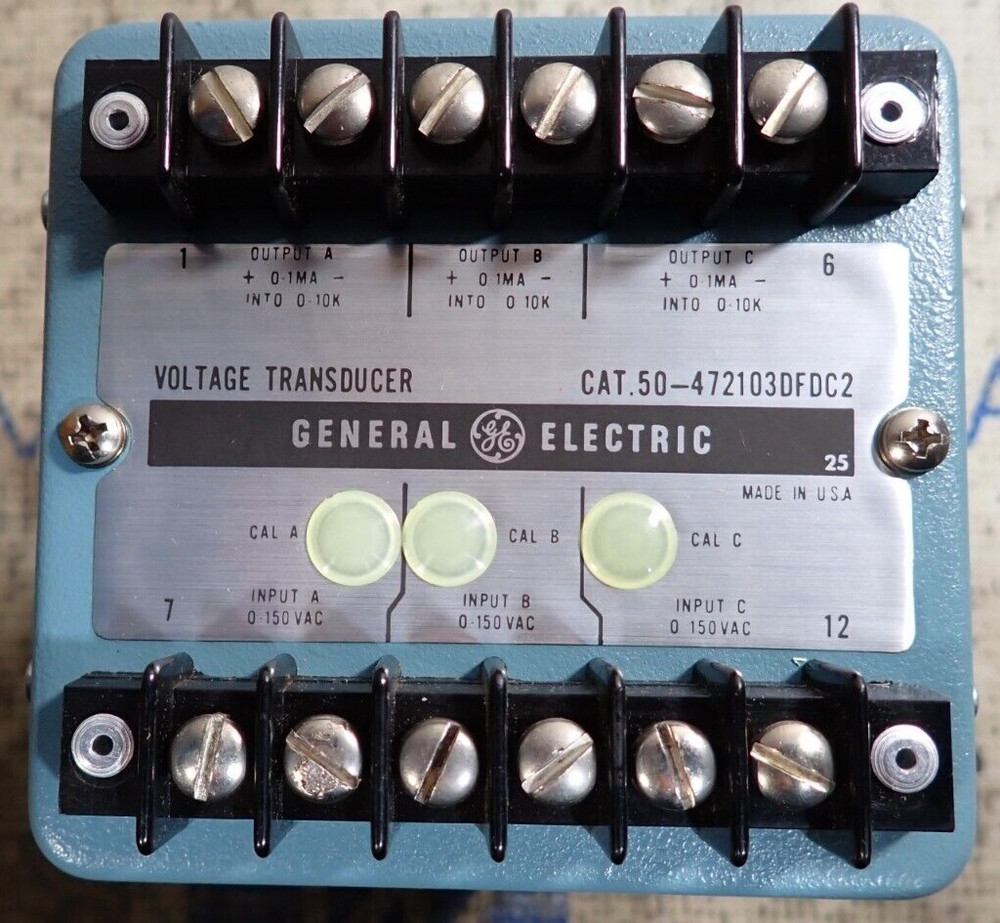 NEW - GE 50-472103DFDC2 Voltage Transducer