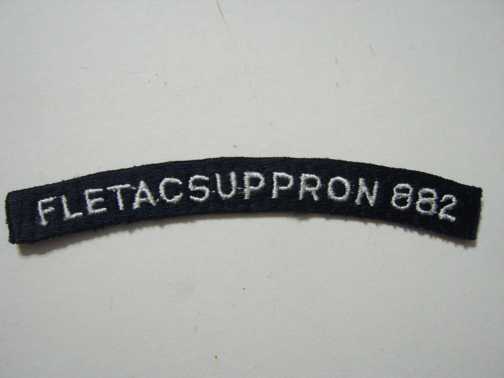 FLETACSUPPRON 882   -  NAVY UIM SHOULDER TAB