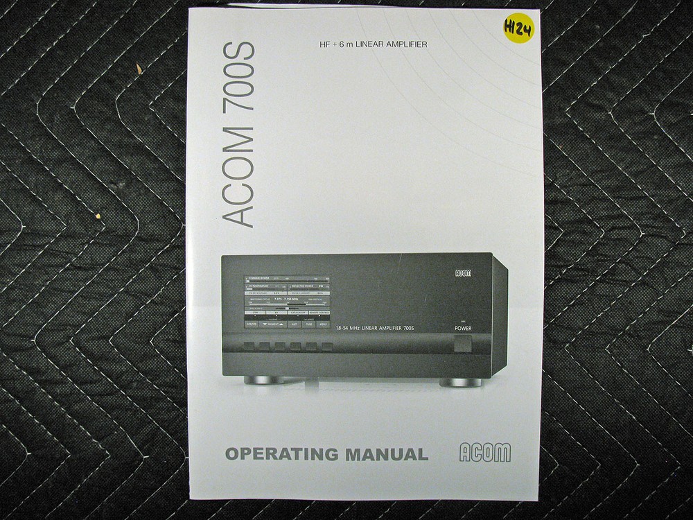 Acom 700S Operating Manual