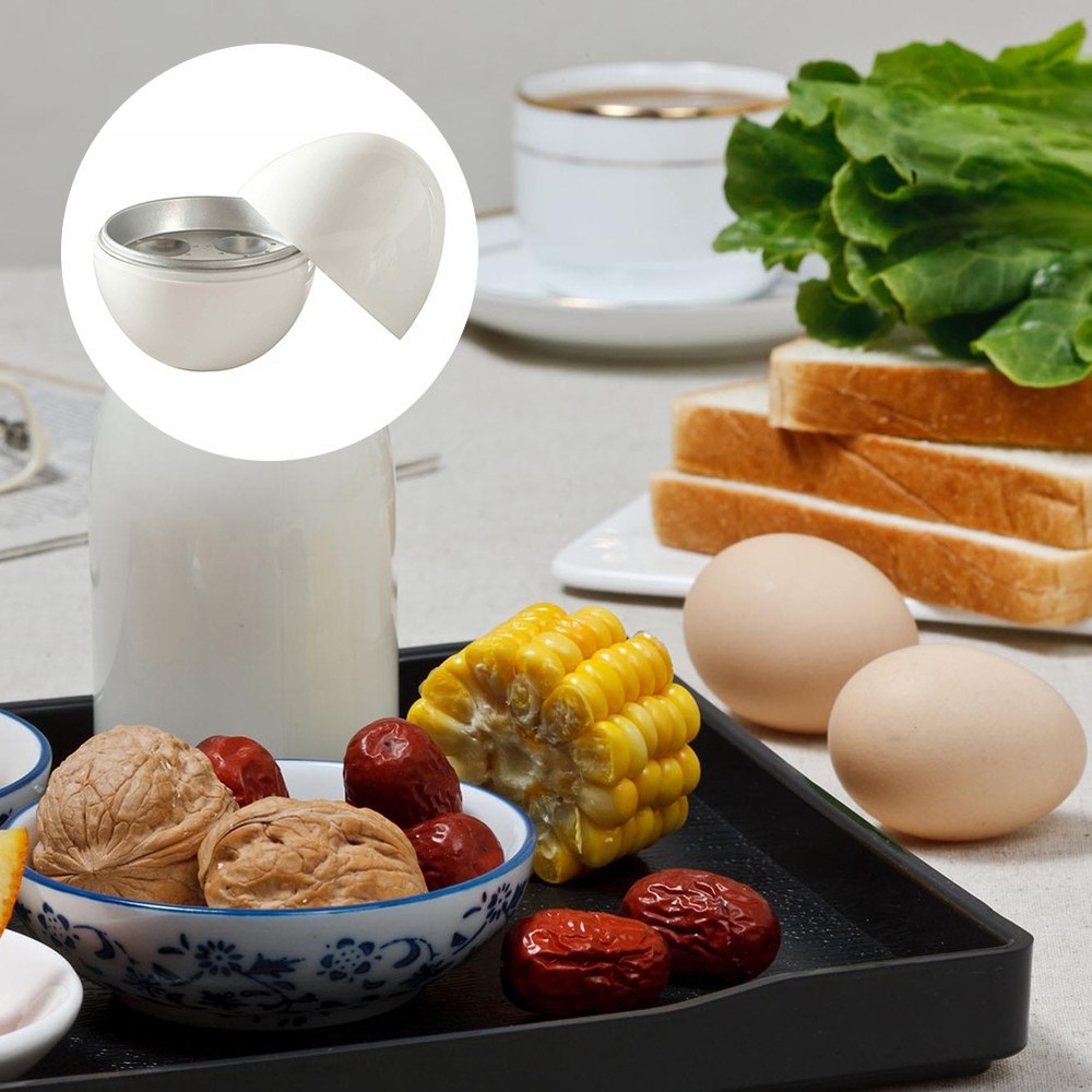1pc Microwave Egg Boiler Home Egg Shape Cooker Simple Steamer egg steamer