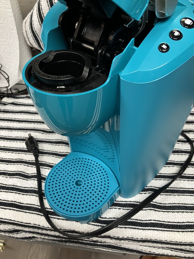 Keurig K-Mini Single Serve Coffee Maker, Compact Design, Aqua Blue