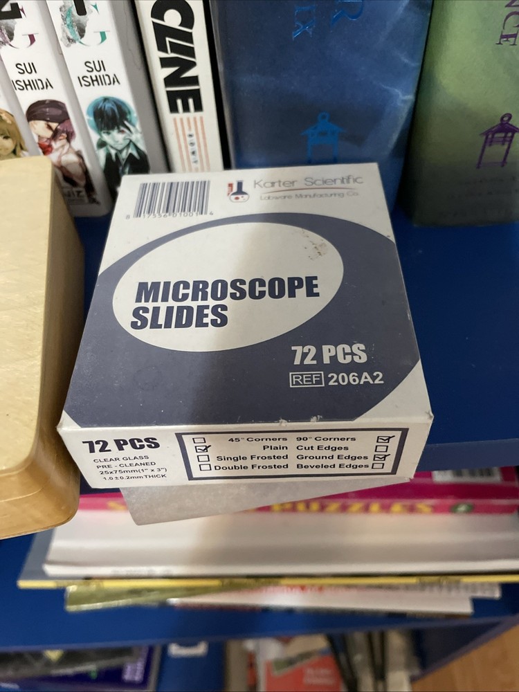 Am Scope Biological Microscope Model Cap-116F with 72 Pc and Accessories