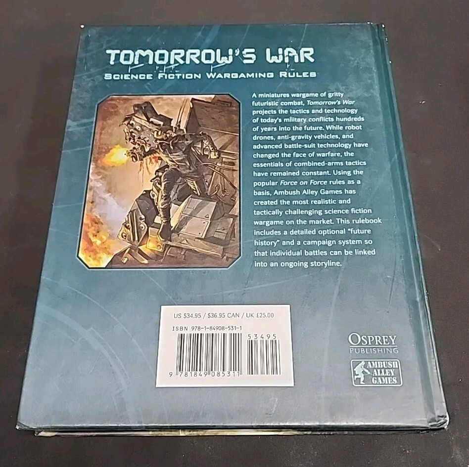 Tomorrow's War Science Fiction Wargaming Rules Good