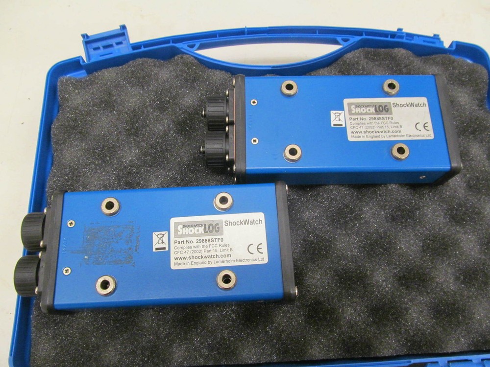 (2) Shockwatch ShockLog #29888STFO Impact Recorder