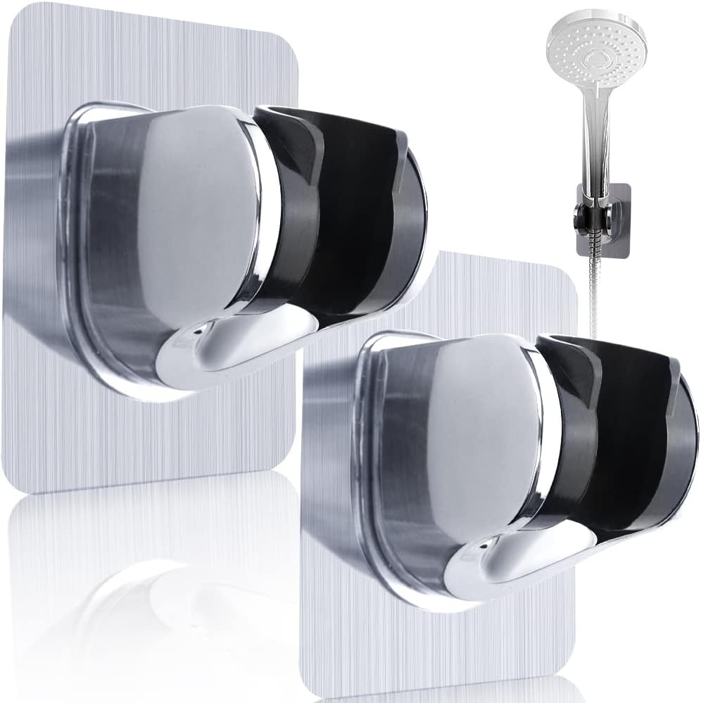 Adjustable Shower Head Holder Suction Cup Handheld Showerhead Wall Mount Bracket