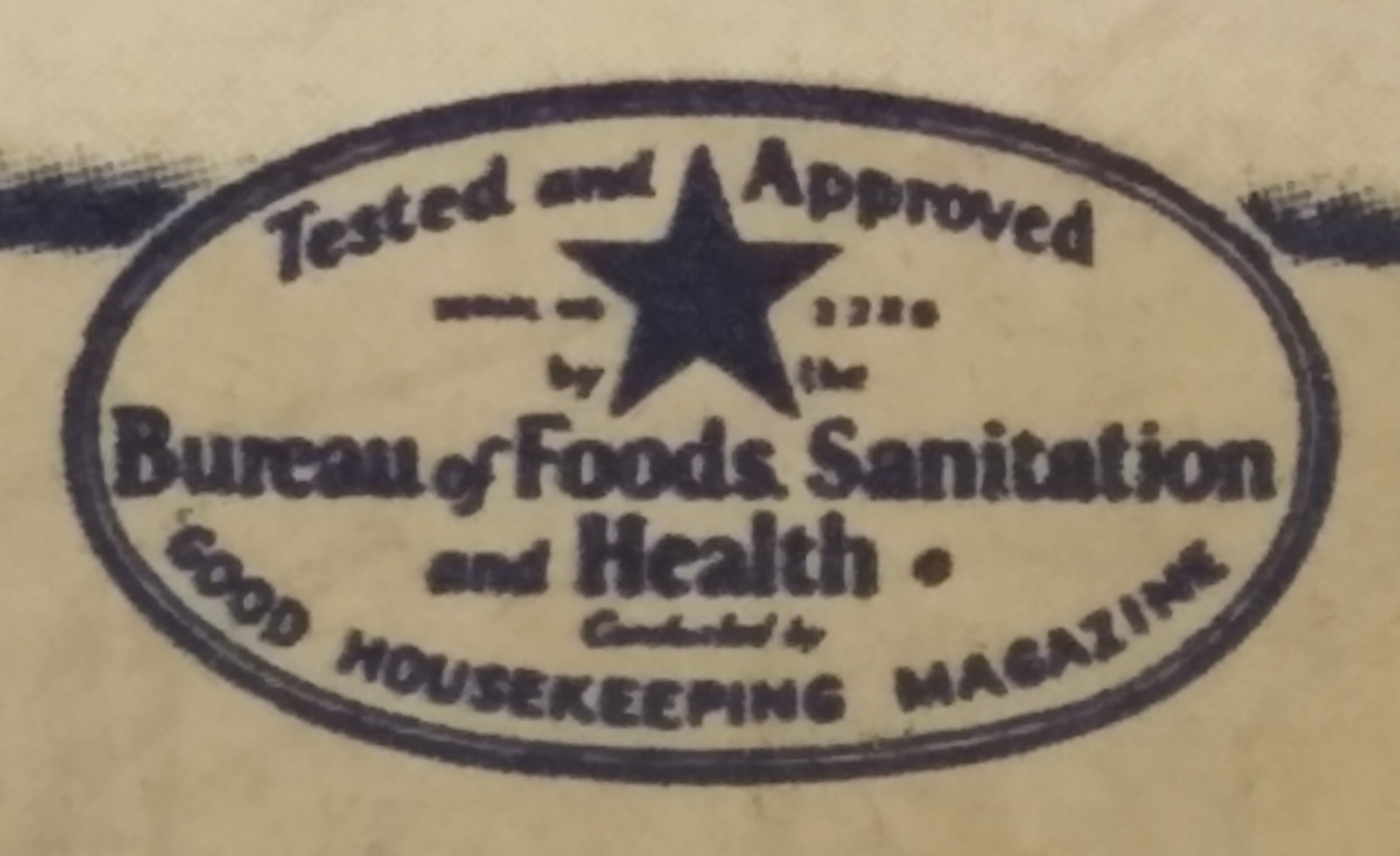 McCormick Orange Pekoe Tea c1920 hand held advertising fan