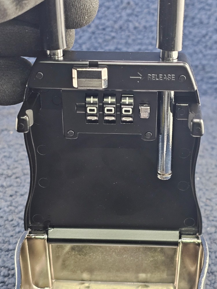 VaultLOCKS® Anti-theft Silver Lock Box For Locking Shackle Extra Secure