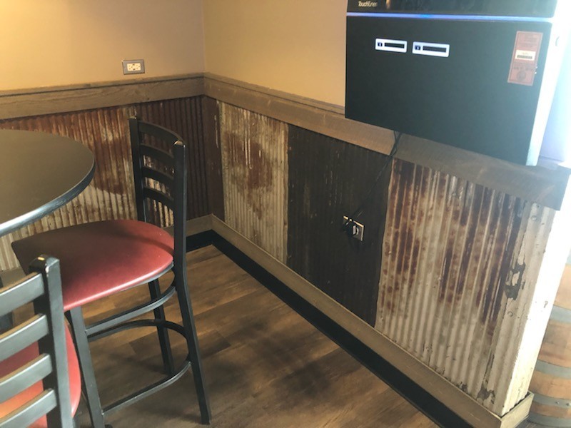 5 pcs 3' x 2' Reclaim Corrugated Metal Sheet Barn Tin Bar Decor Wainscot