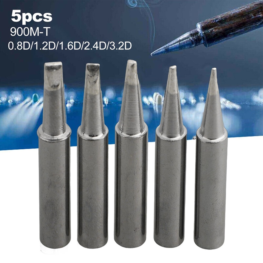 Efficient Heat Transfer with 900MT Replaceable Soldering Tips for 907 933