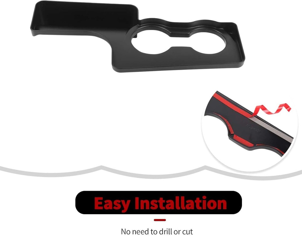 Console Gear Shift Cup holder Passenger Side Storage Box For Ford Mustang 2015+