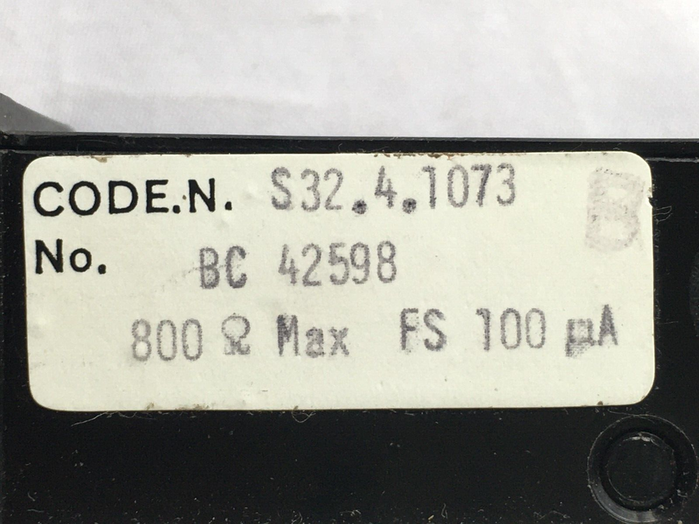 VINTAGE SANGAMO WESTON CODE.N S32.4.1073 METER