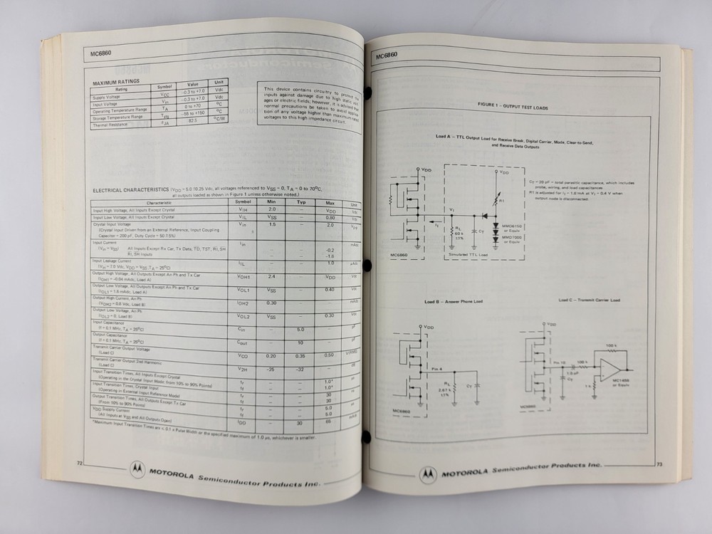 Original Vintage Motorola M6800 Microprocessor Manuals Guides Retro Computing