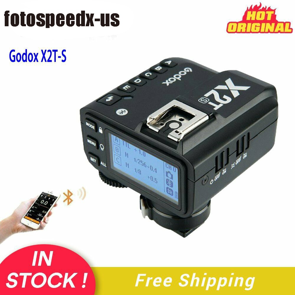 US Godox X2T-S TTL HSS 2.4G Wireless Bluetooth Flash Speedlite Trigger For Sony