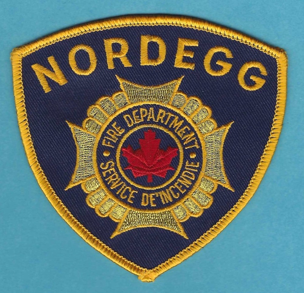NORDEGG ALBERTA CANADA FIRE DEPARTMENT PATCH FLASH