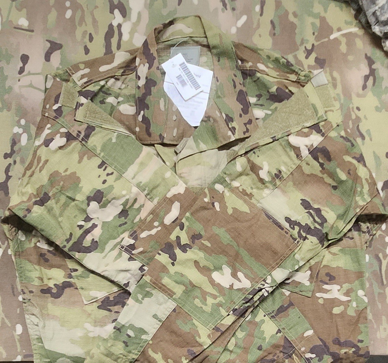 USGI ARMY Combat Uniform Coat OCP FRACU Small Short New