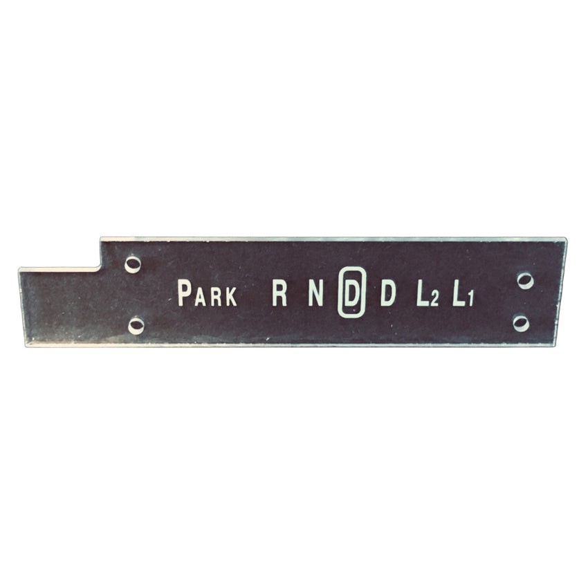 1970-72 Malibu Sweeper Dash Column Shift Lens