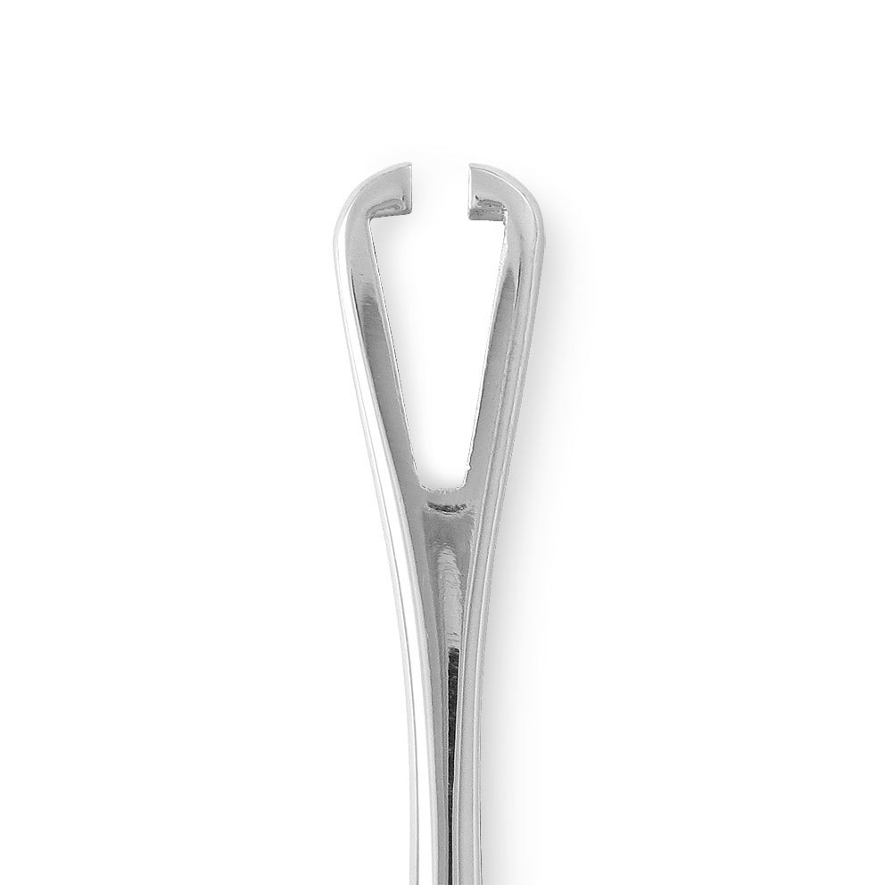 Mini Pennington Forceps 6 inch SLOTTED piercing tool