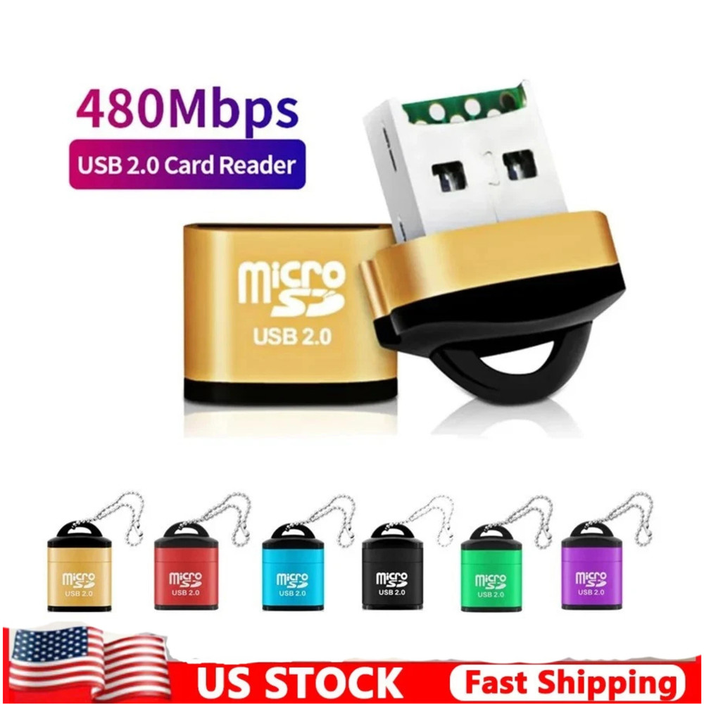 USB 2.0 Card Reader Micro SD TF Stick Card Reader Card Reader Adapter-