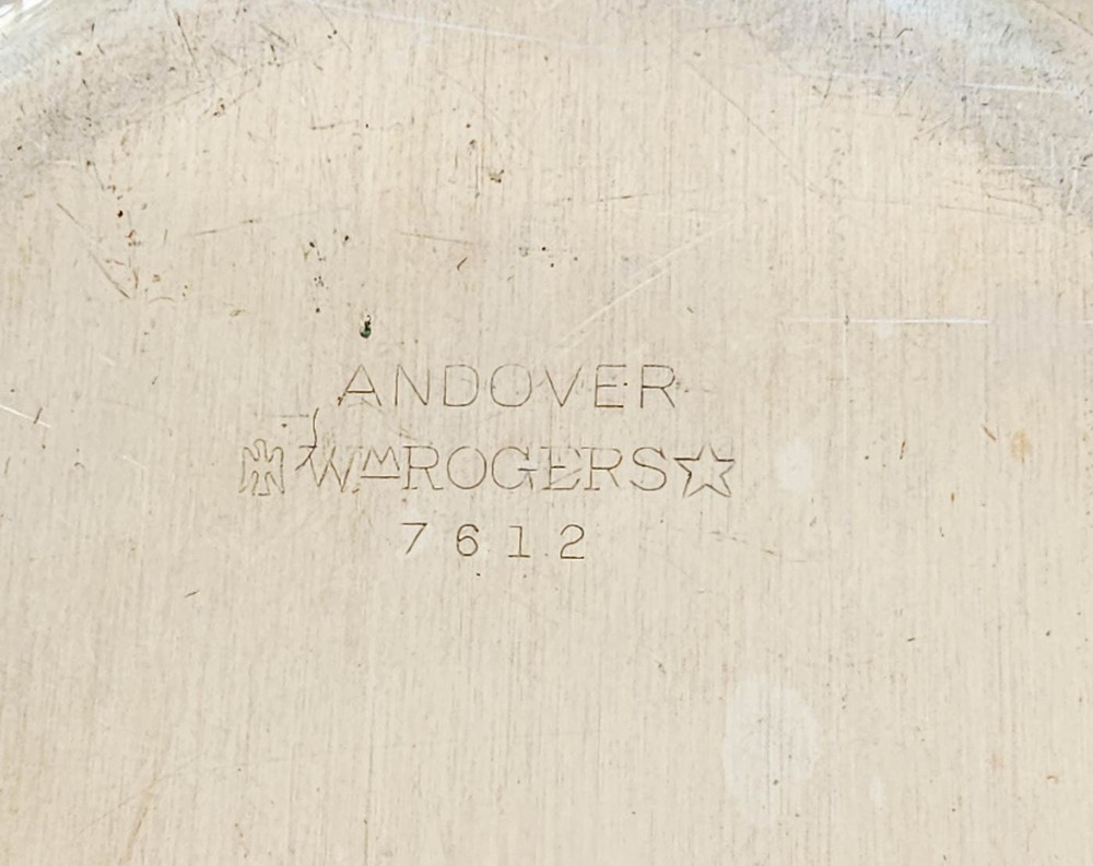 Silverplate Lot 7 Pieces Trays Covered Dishes Assorted Serving Pieces +10 lbs