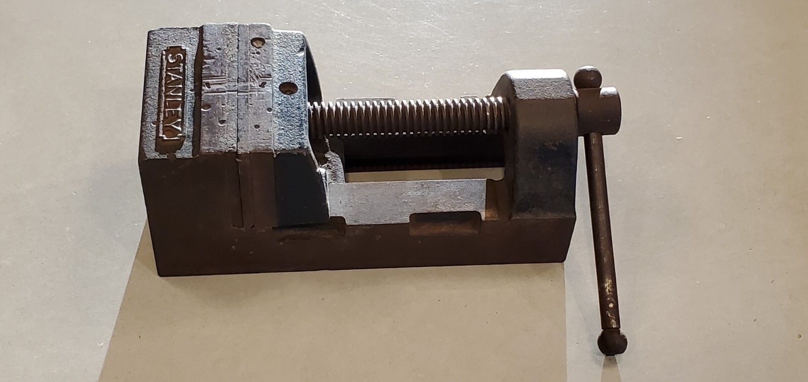 STANLEY No. 993A 3 in. Drill Press Machinist Vise. Vintage