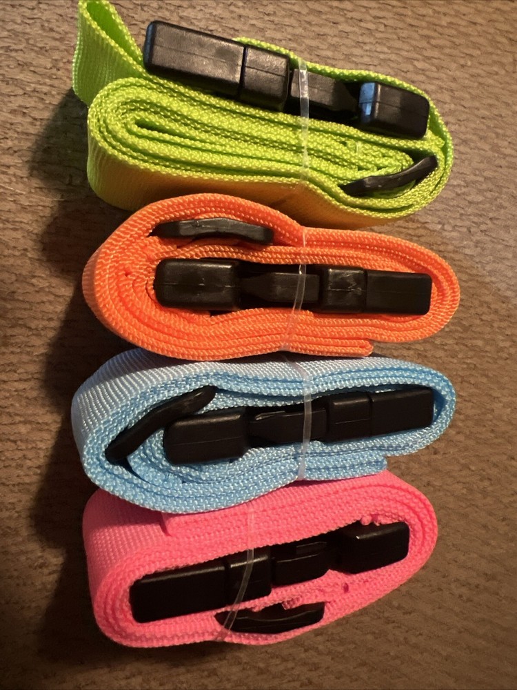 Luggage Straps for Suitcases TSA Approved, 4 Pack