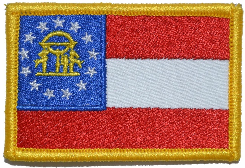 Georgia State Flag - 2x3 Patch