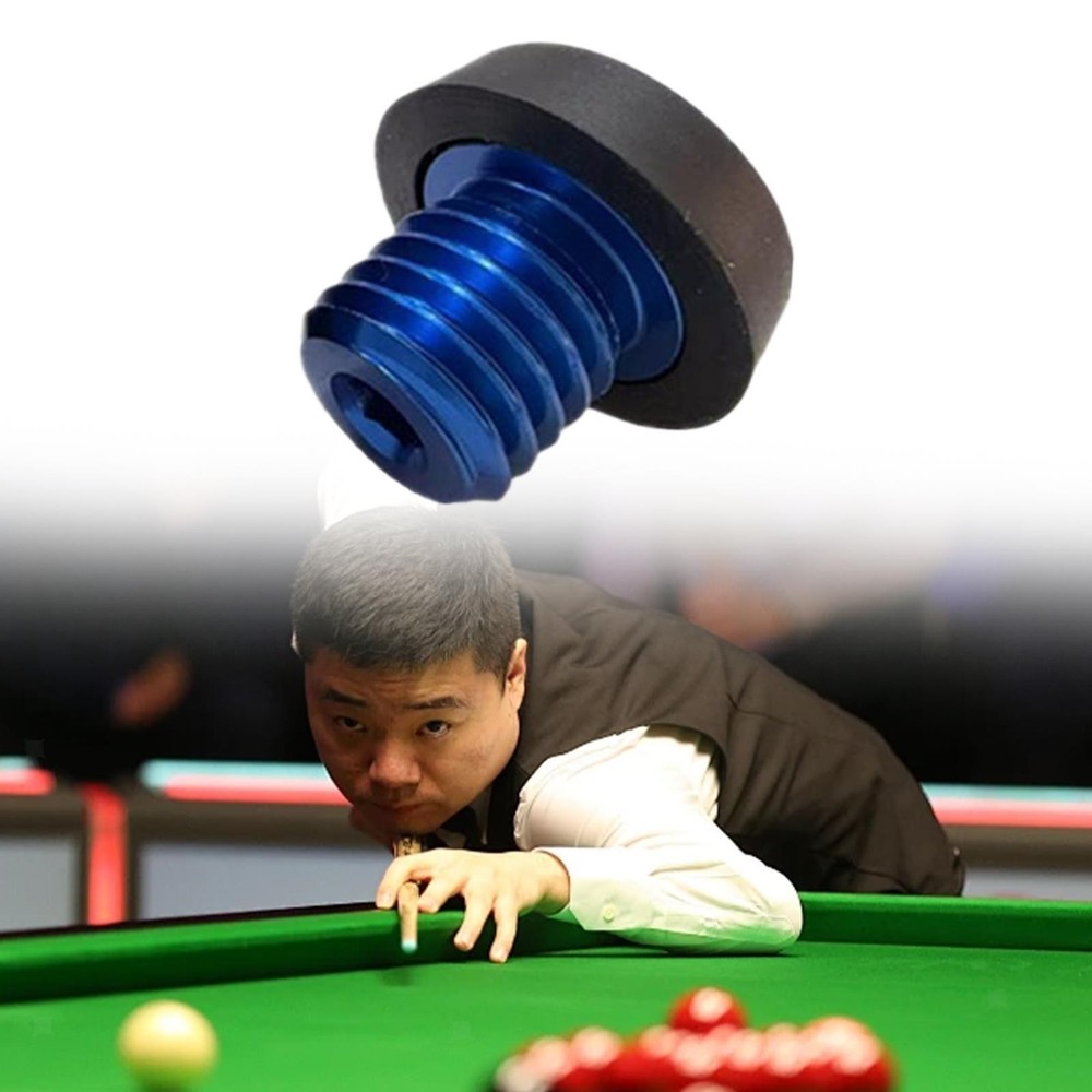 Billiards Cue Bottom Plug Practical Lightweight Screw Type Billiard Cue Bottom