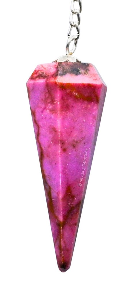 Cobalt Calcite Dowsing Crystal Pendulum