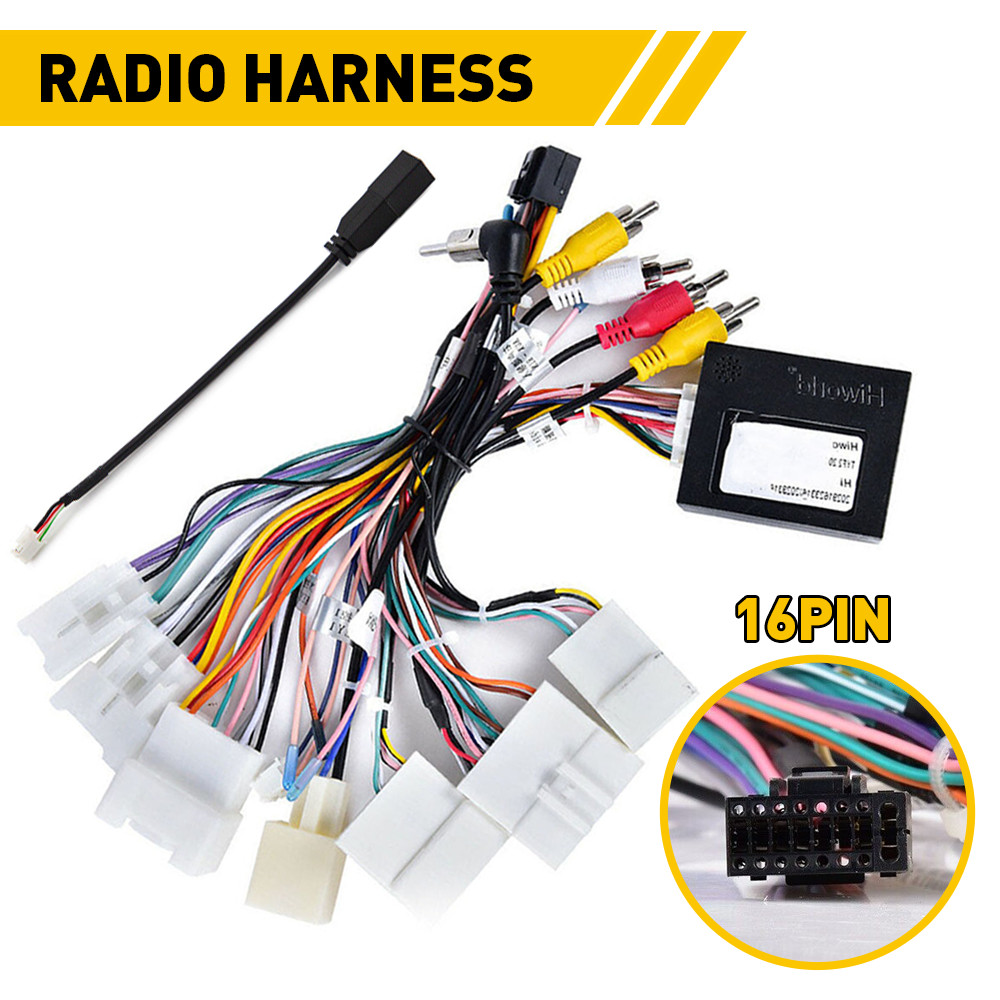 For Toyota Car Stereo Radio Power Harness Cable Wire Adapter Support JBL AMP US