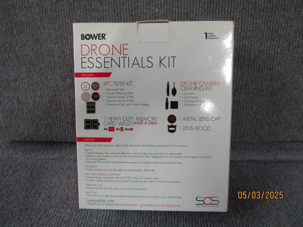 Bower Drone Essentials Kit DJI Phantom 3 Professional & Advanced & 4