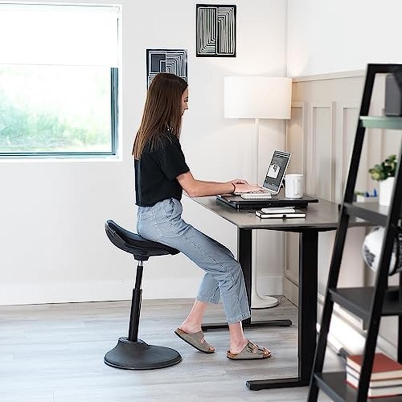 Top Height Adjustable Standing Desk Riser Compact Sit Stand Desktop Converter