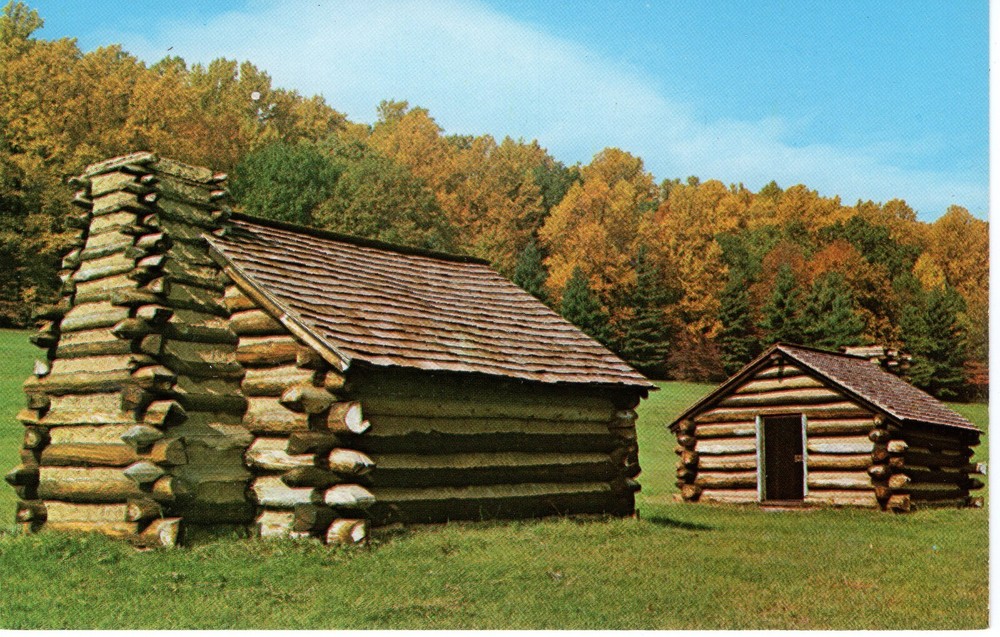 CONTINENTAL ARMY HUTS, VALLEY FORGE, PA - PC5154